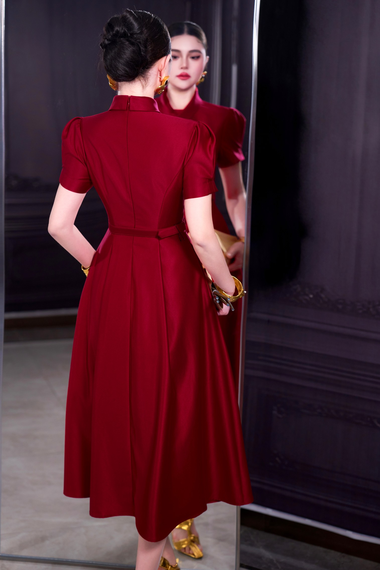 ZJYT Czerwona Sukienka Damska  – Women'S Red Formal Wear recenzja i cena