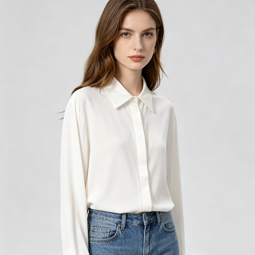 Moda damska w rozmiarach plus  – Silk Blouse recenzja i cena