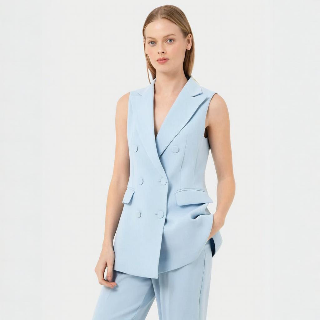 Damskie komplety spodni bez rę – Womens Blazer recenzja i cena