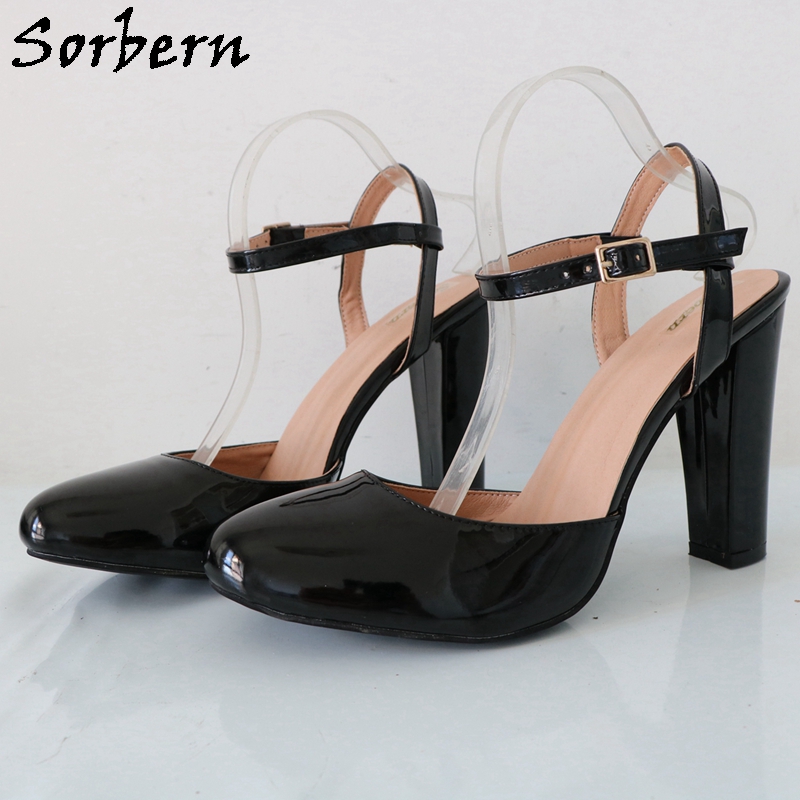 Sorbern Black Shiny Block High – Pump Heel Block recenzja i cena