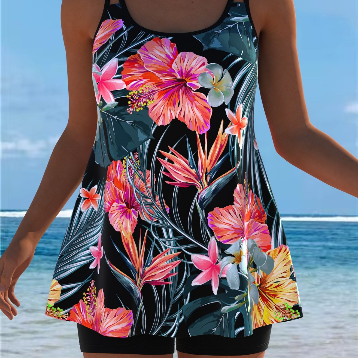 Nowe stroje kąpielowe tankini, – Womens Suit recenzja i cena