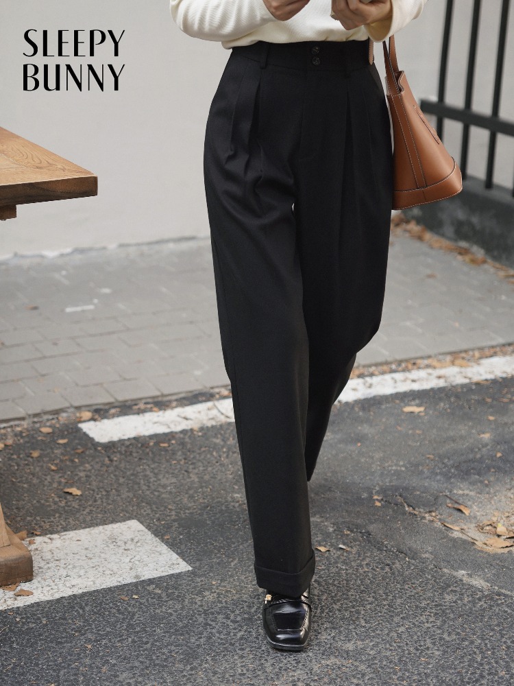 Spodnie damskie z wysokim stan – Tailored Trouser Wide recenzja i cena
