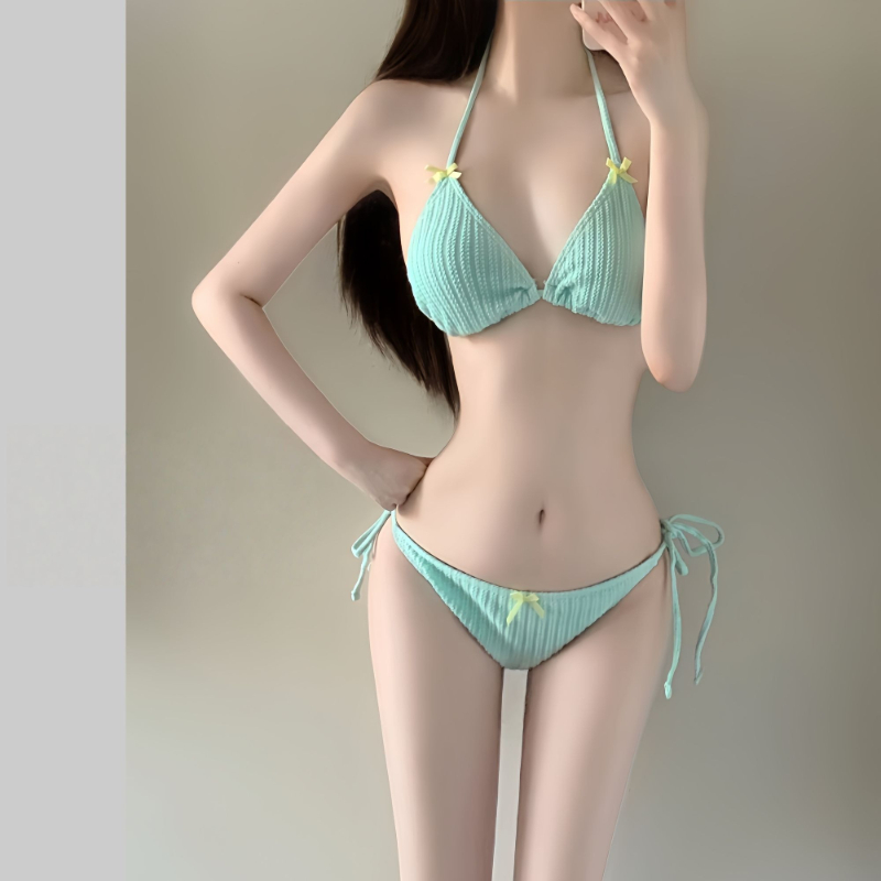 Damski zestaw bikini z długim  – Womens Suit recenzja i cena