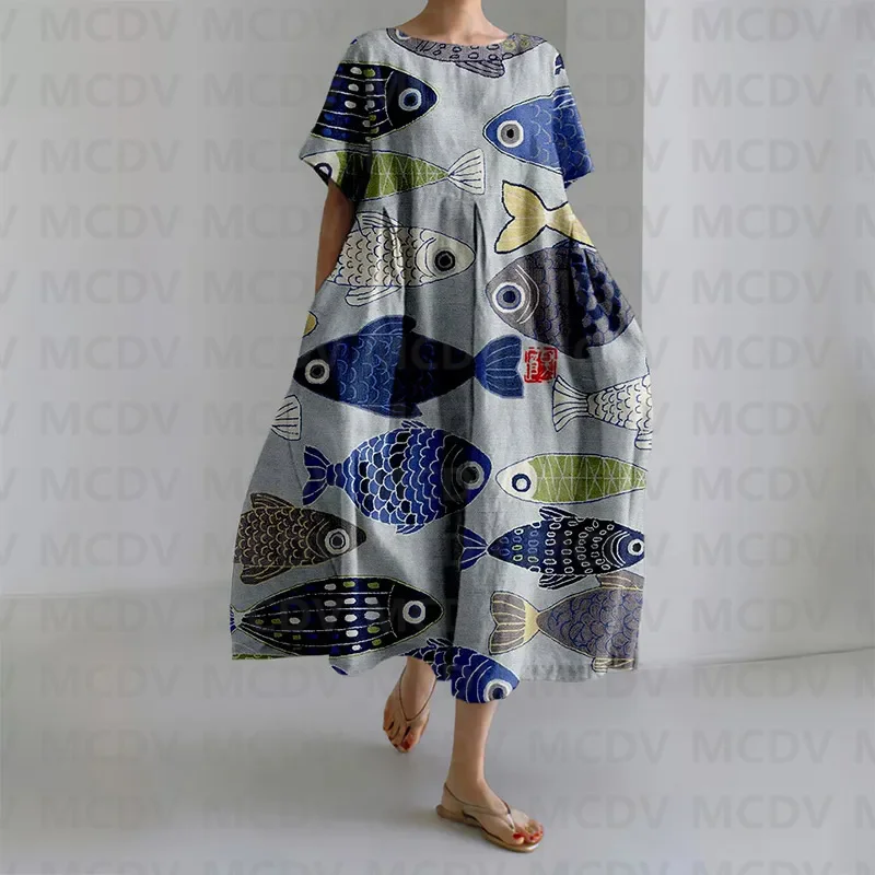 Damska sukienka midi z japońsk – Midi Dress recenzja i cena