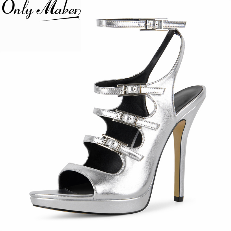 Onlymaker Damskie Srebrne Sand – Formal Dress recenzja i cena